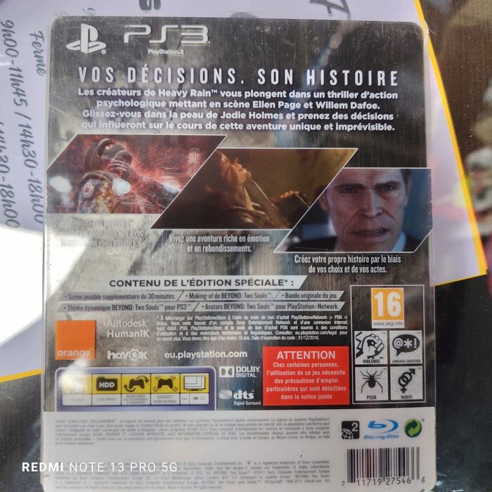 Jeu PS3 beyond édition spéciale - photo numéro 2