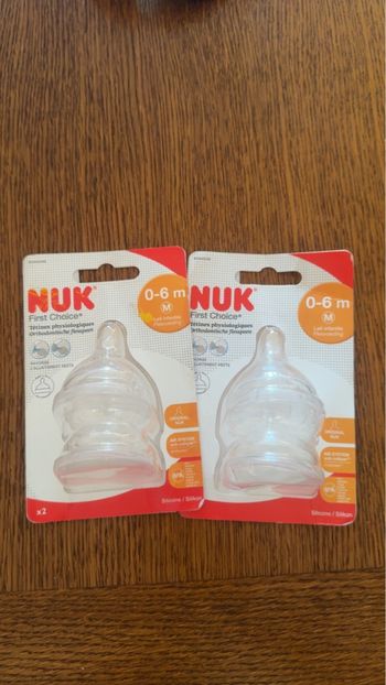 Tétine biberon Nuk
