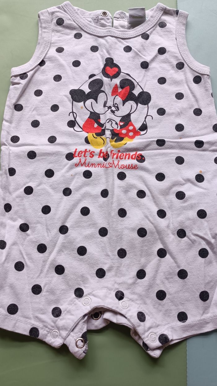 Lot 3 pyjama shorts Minnie 12 mois - photo numéro 5