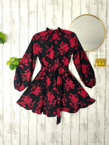 Robe rouge et noir Shein femme S