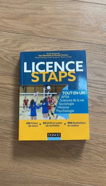 Livre Licence STAPS Livre Tout en un Dunod