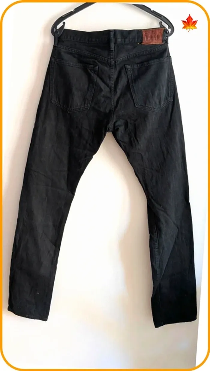 Jolie Jeans noir homme Ralph Lauren 42 - photo numéro 2