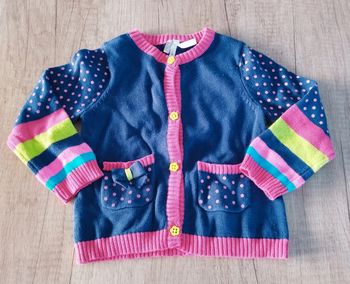 Gilet fille coloré taille 6 mois Orchestra
