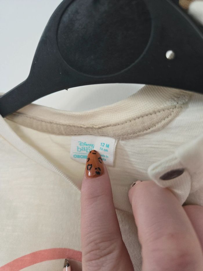 Ensemble t-shirt et short / Disney et TAO 12 mois 👦 - photo numéro 4