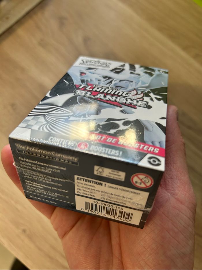 Lot de 6 boosters Pokémon Flamme Blanche - photo numéro 2