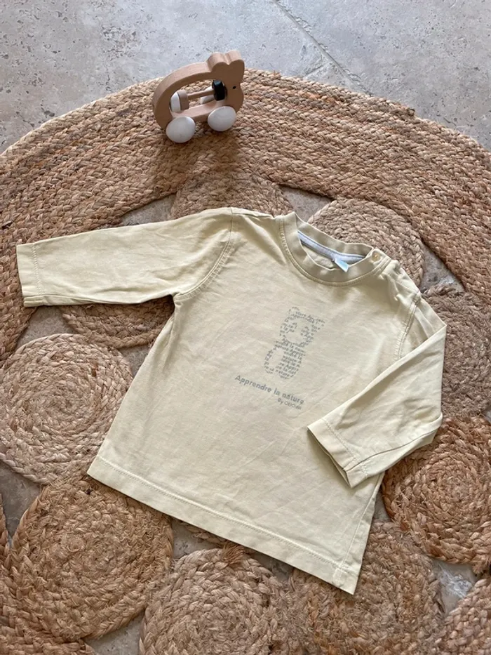 T-shirt manches longues 12 mois
