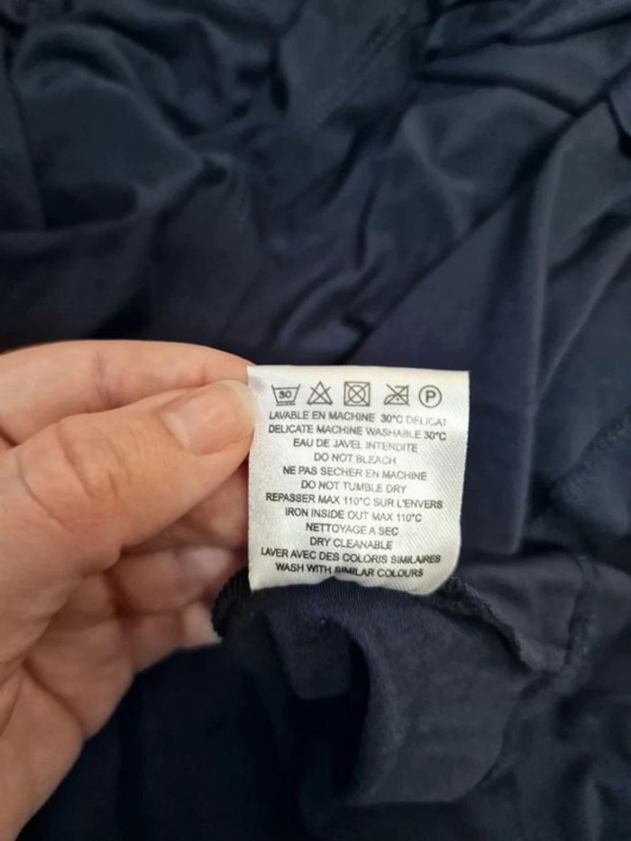 Robe marine en élasthanne, manches ¾, neuve - La mode est a vous taille 2 - photo numéro 9