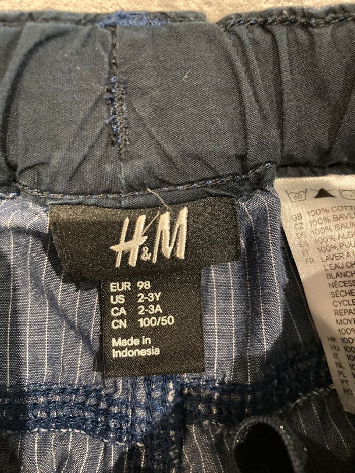 Short bleu ligne - photo numéro 3