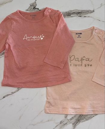 Lot de 2 t-shirt 
