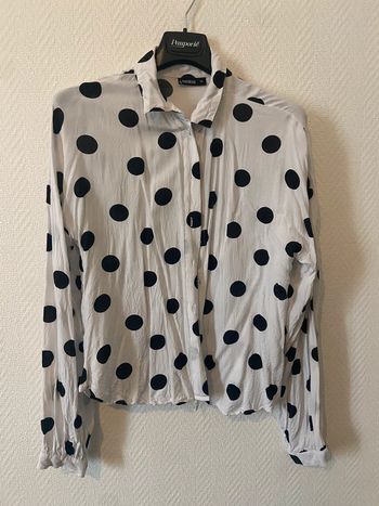 Chemise à pois