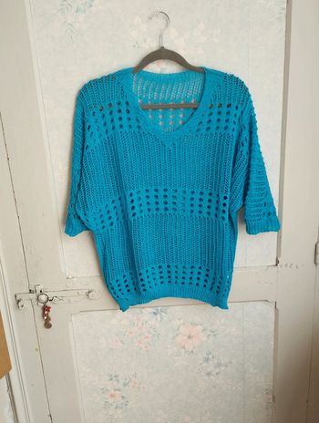 Haut ajouré en maille taille 46 48