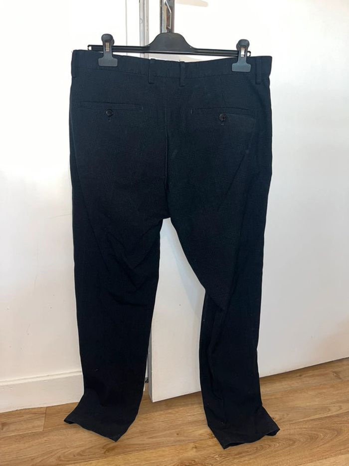 Pantalon de costume à carreaux rayé - photo numéro 2