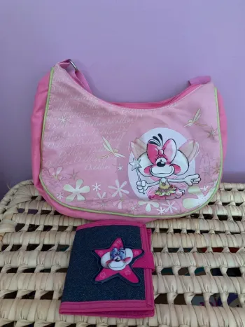 Diddl lot sac à main et portefeuille diddlina