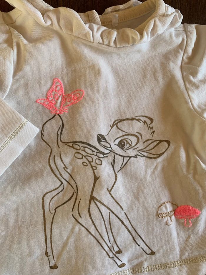 T-shirt Bambi 1 mois - photo numéro 3