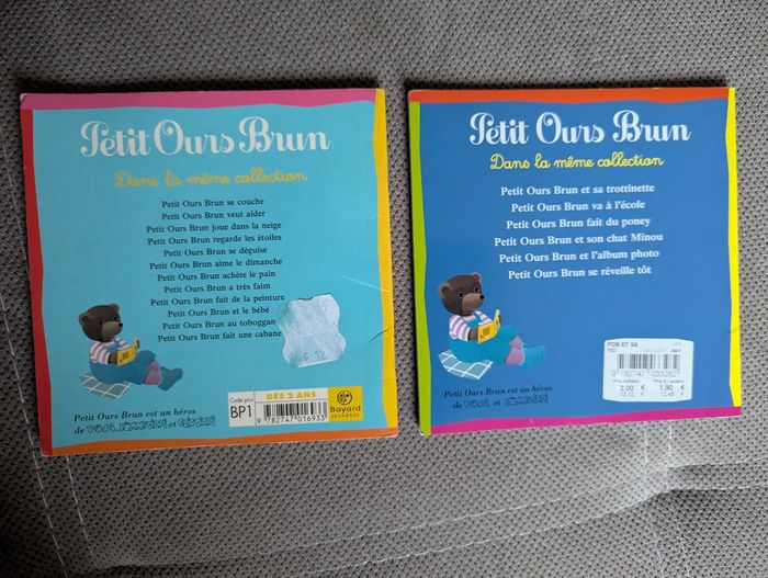 Lot de deux livres Petit Ours Brun - photo numéro 2