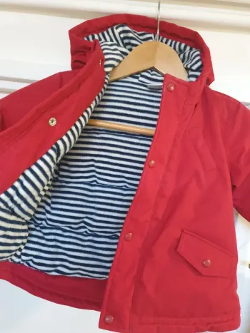 Manteau Doudoune Caban Hiver Petit Bateau Taille 18 mois