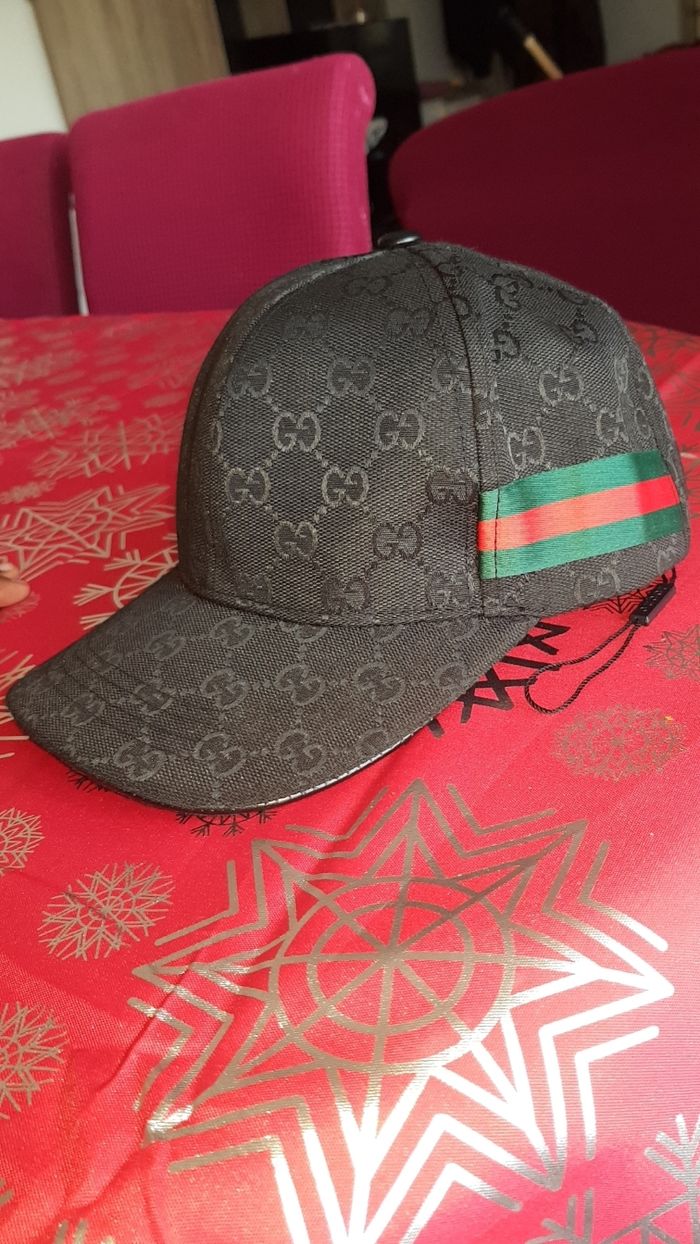 Casquette style Gucci GG – Noir – Très bon état - photo numéro 3