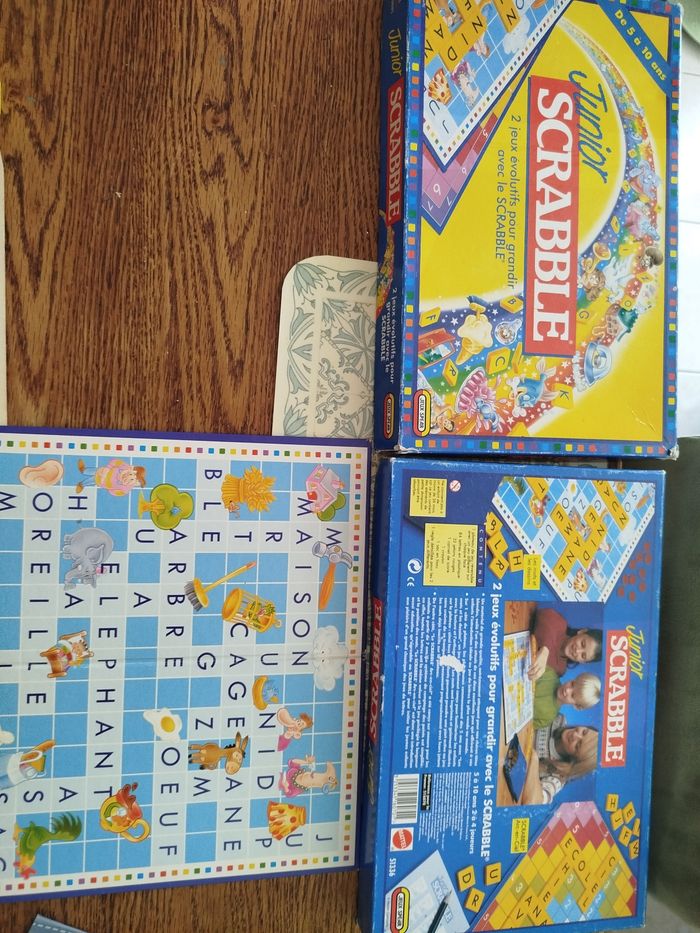 Scrabble junior 2 jeux pour évoluer - photo numéro 3