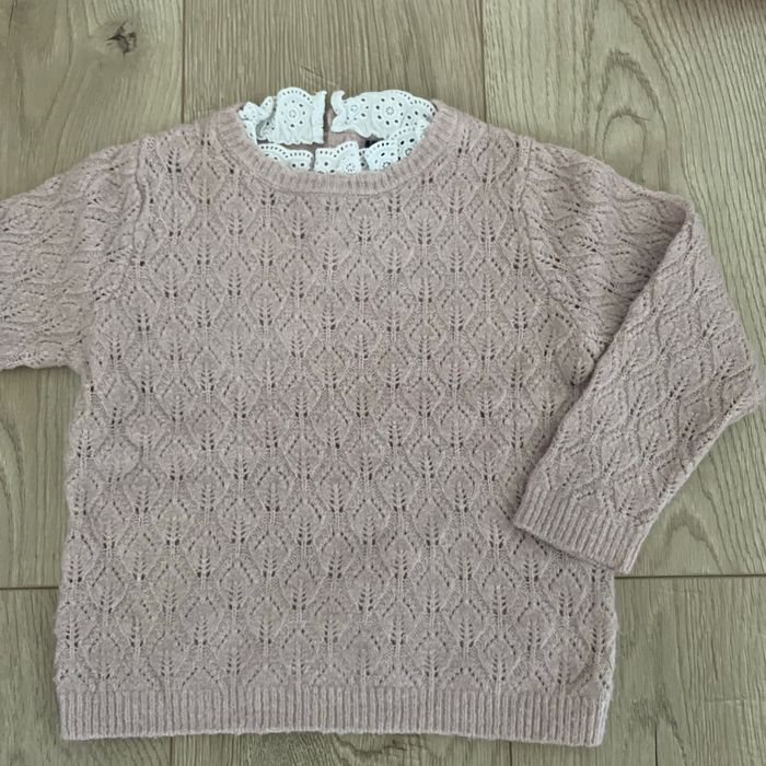 Pull vieux rose