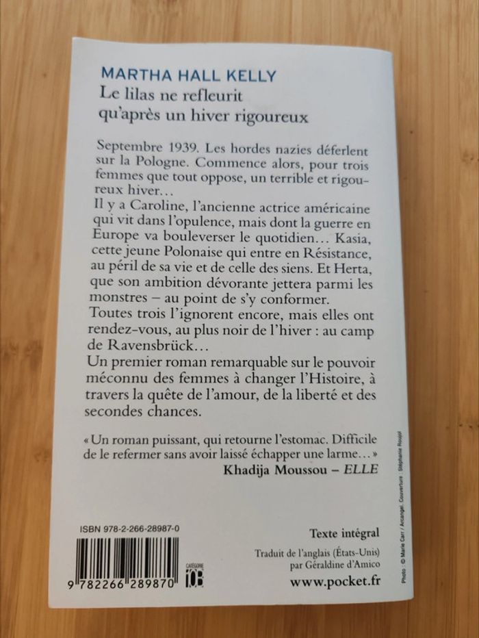 Martha Hall Kelly 🌸 Le lilas ne refleurit qu'après un hiver rigoureux - photo numéro 2