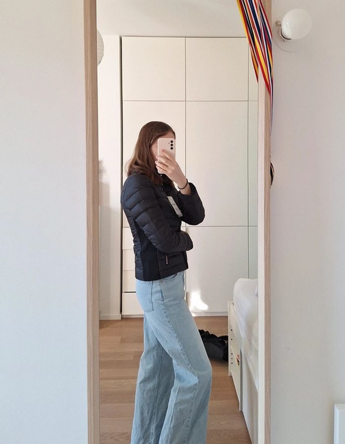 Veste doudoune Zara noir femme M - photo numéro 3