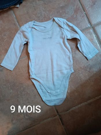 Body garçon/fille 9 MOIS