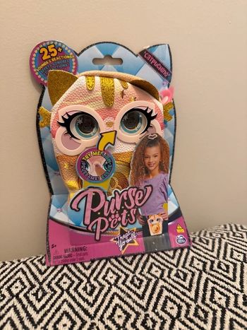 Spin Master -Purse Pets Treat Yo Self - Sac à main Chaton (Catpuchino)