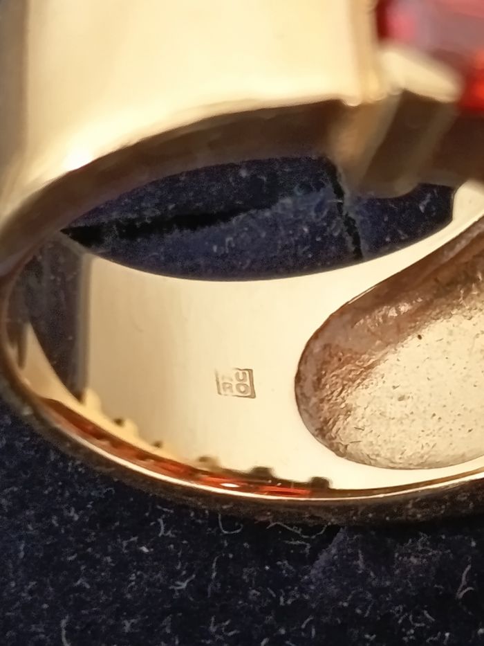 Bague plaqué or. - photo numéro 7