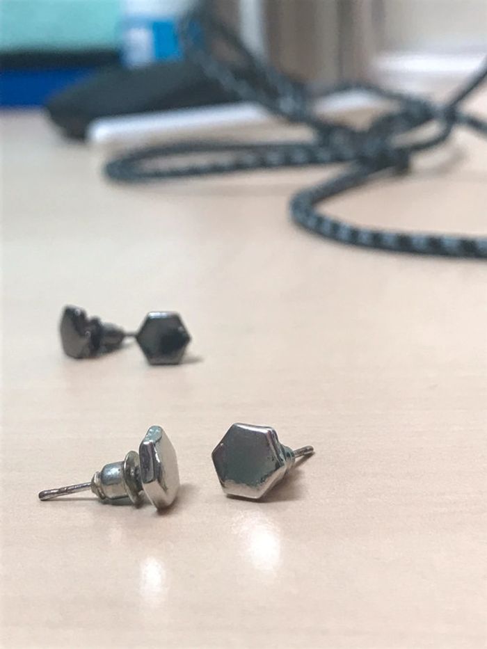 Lot de 2 boucles d’oreilles