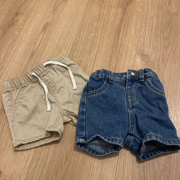 Lot de 2 shorts 3 mois