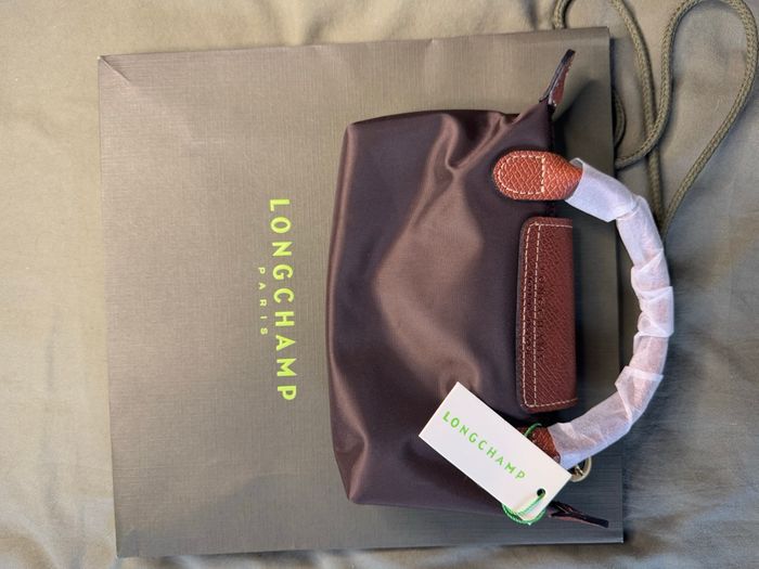 Mini Sac Longchamp Marron - photo numéro 7