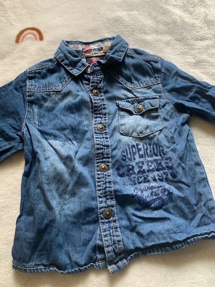 Chemise jeans 18 mois - photo numéro 2