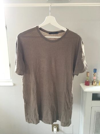 T-shirt beige Zara taille S