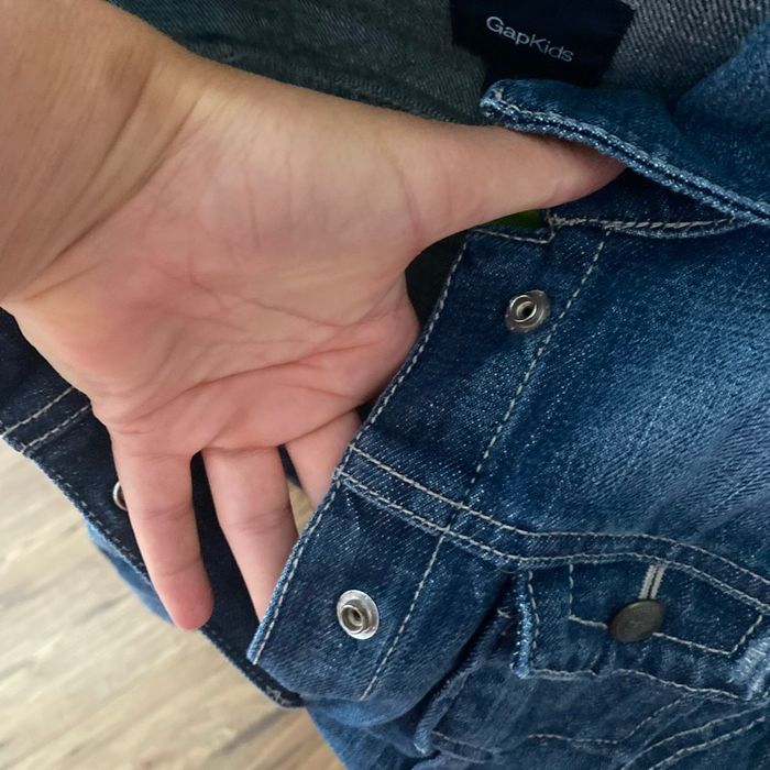 Veste en jean gap s (6-7 ans ) - photo numéro 3