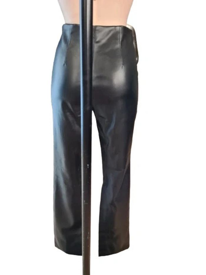 Pantalon simili cuir stradivarius - photo numéro 2