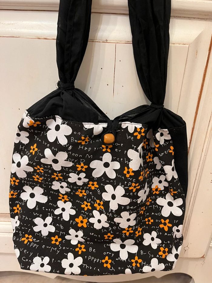Sac en tissu à fleurs