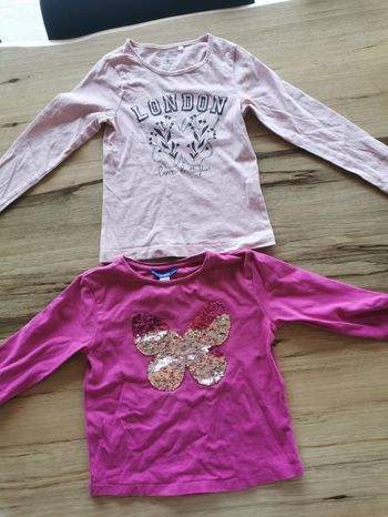 Lot tee shirt manche longue 5ans 