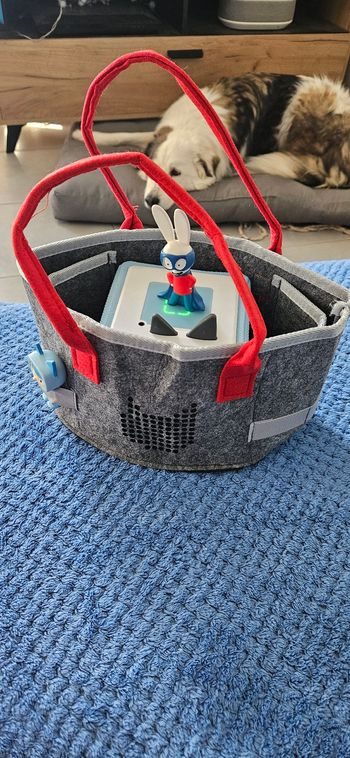 Sac de rangement pour tonies box neuf rouge