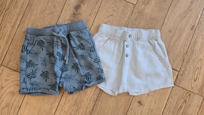Lot 2 short garçon Kiabi - 18 mois