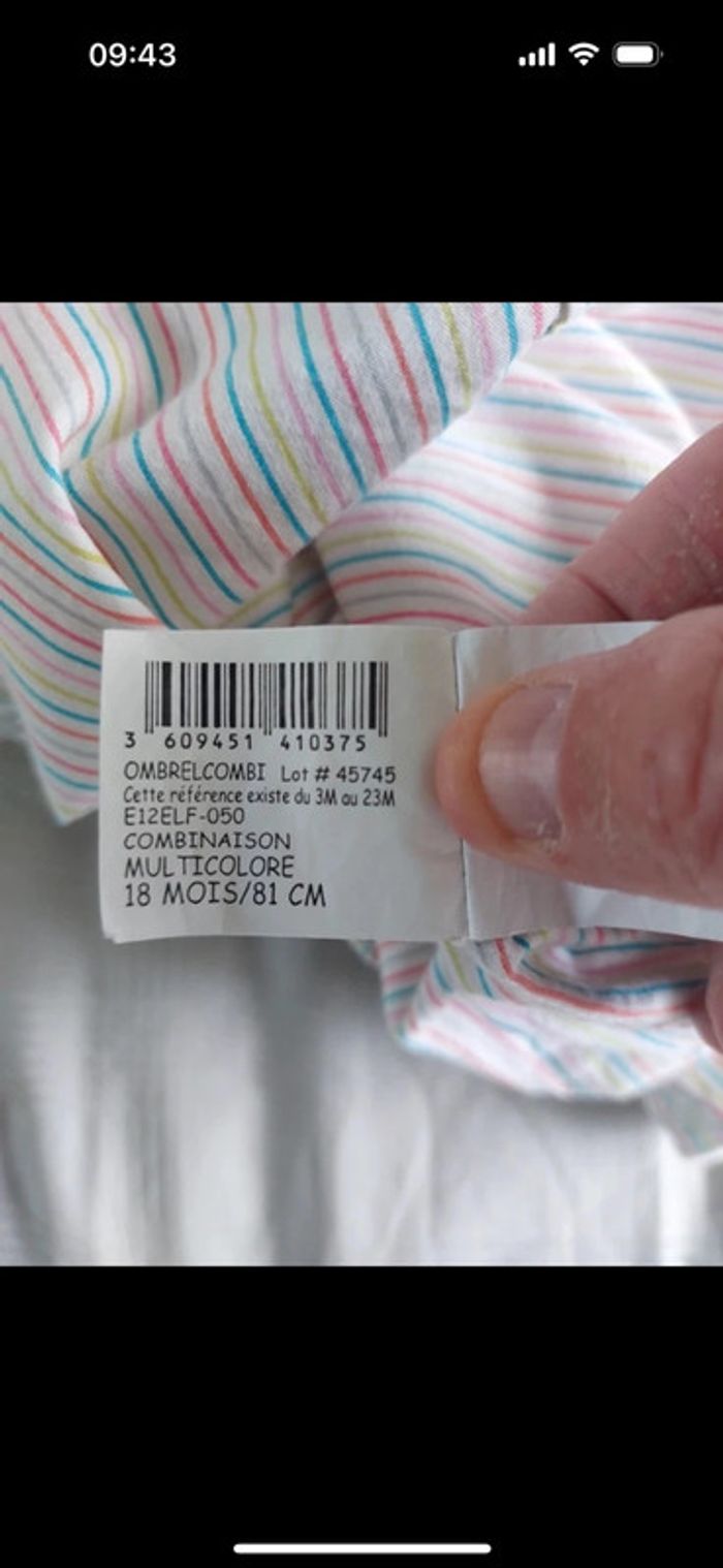 Combinaison Du Pareil Au Même taille 18 mois - photo numéro 6