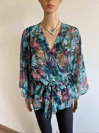 Blouse imprimée fleurie Morgan taille 40 jamais portée