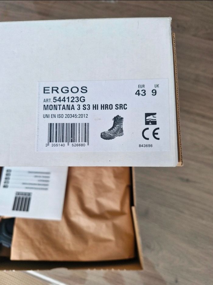 Chaussure de sécurité Ergos taille 43 - photo numéro 4