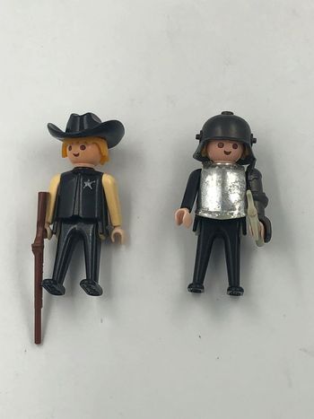 Playmobil Geobra 1974 Sheriff et soldat