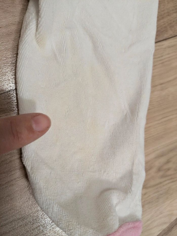 Pyjama/Grenouillère velours jaune 18 Mois - photo numéro 9