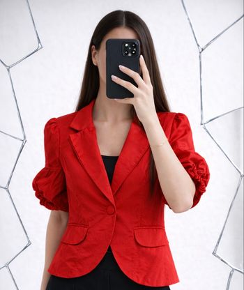 Zapa Blazer Rouge