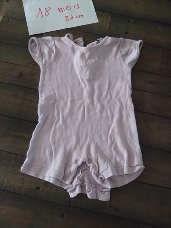 Combishort in extenso 18 mois