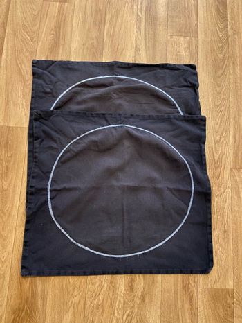 Lot de 2 housses de coussin 45x45 cm