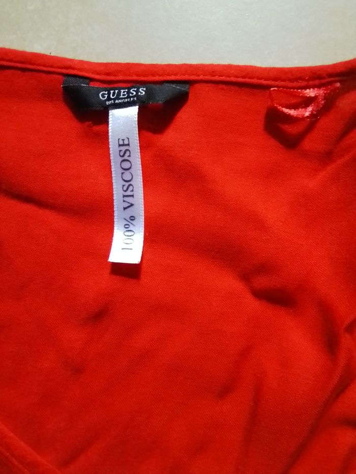 T-shirt rouge femme en XS MORGAN TBE - photo numéro 4