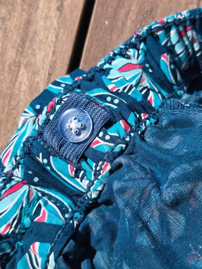 Short Okaïdi 8 ans turquoise papillons - photo numéro 5