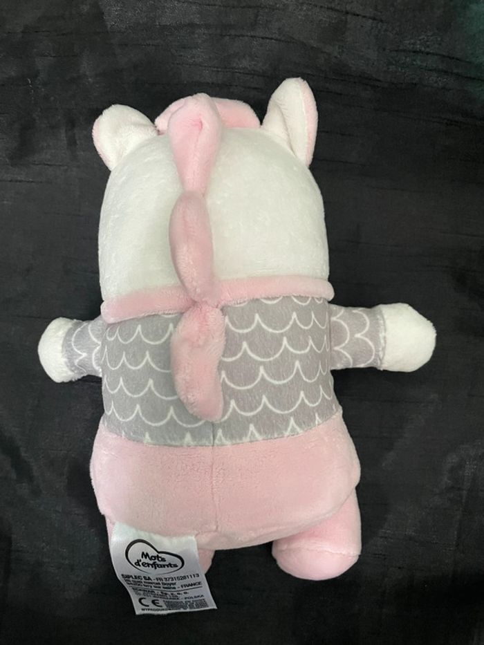 Peluche licorne mot d’enfant - photo numéro 2